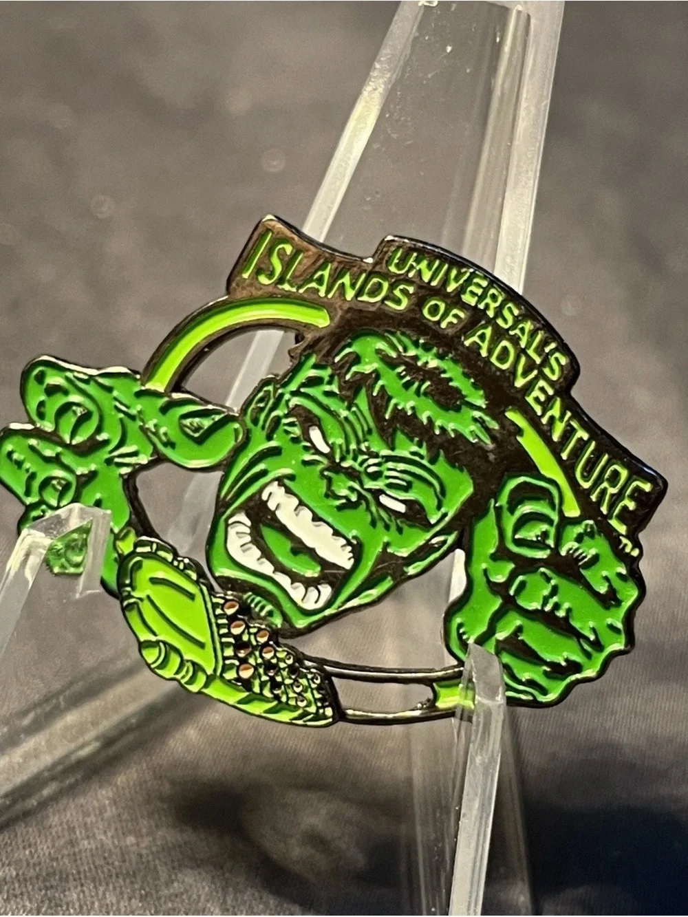 Disney Bright Green Enamel Hulk Pin